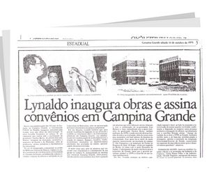 Lynaldo inaugura obras e assina convênios em Campina Grande